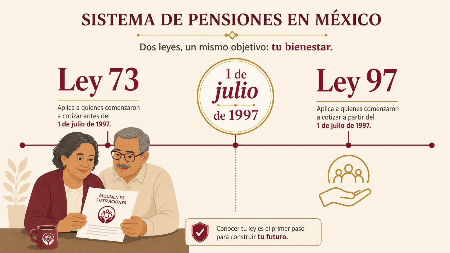 Cómo saber si perteneces a la Ley 73 o Ley 97 del IMSS